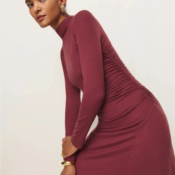 Reformation Nemy Dress - Chianti - Picture 4 of 7